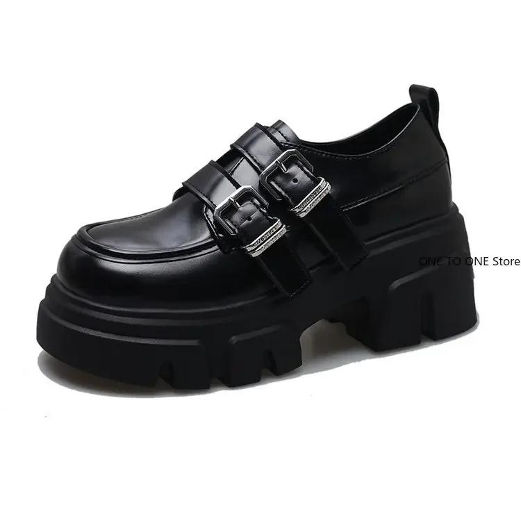 Fashion Flat Black Shoes For Women Oxfords Clogs Platform Autumn White Sneakers Round Toe Loafers With Fur Shallow Mouth Female Footwear