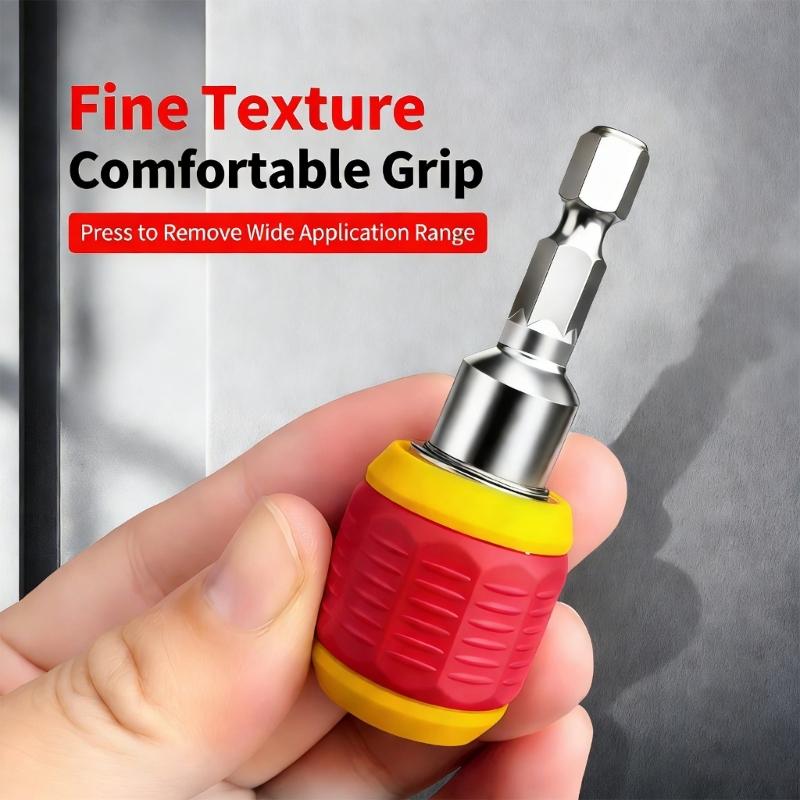 Alloys Steel Drill Bit Converter Quick Change Adapter Quickly release Locking Hexagonal Handle Extension Rod