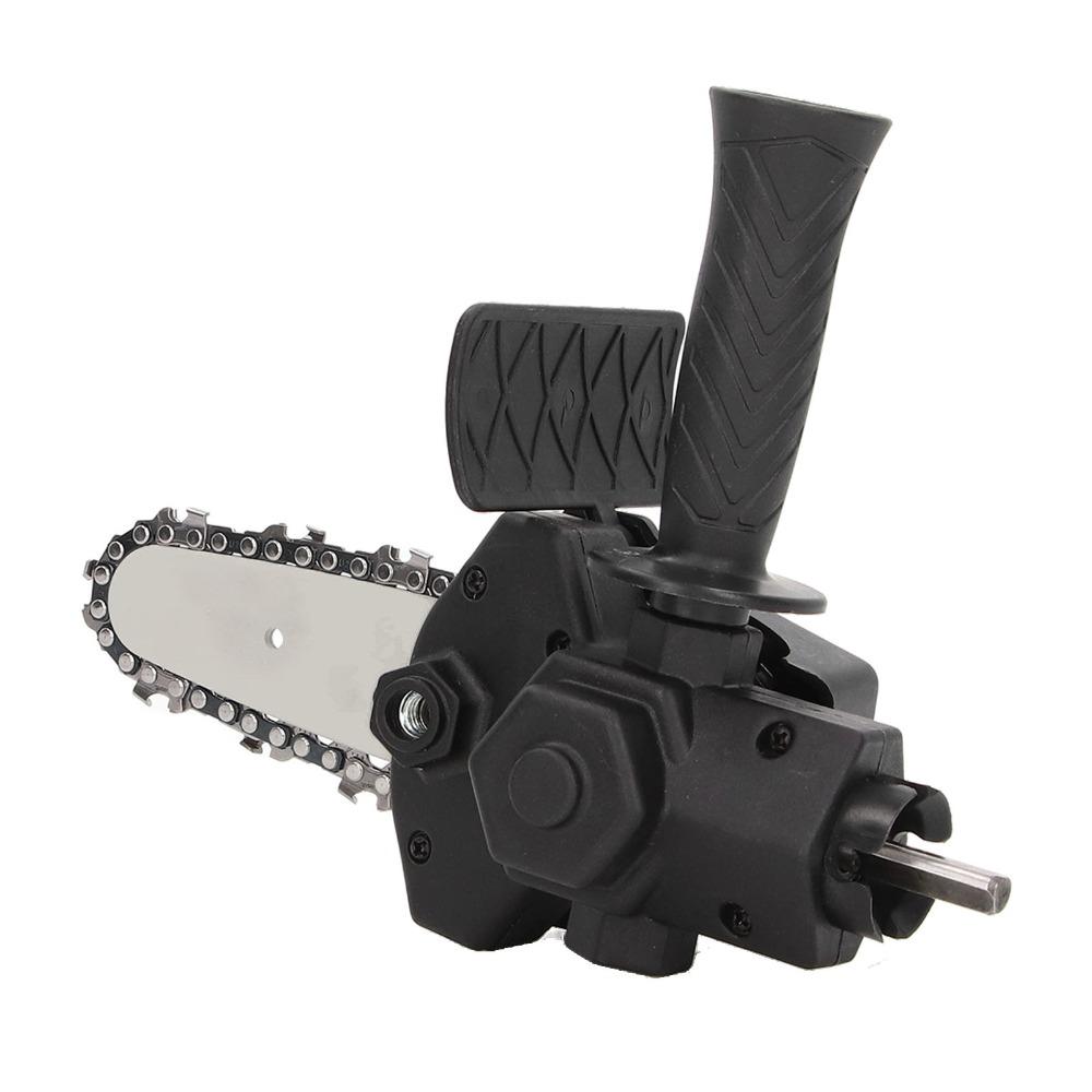 Portable Set Electric Drill Adapter Modified Tool Portable Chainsaw Conversion Head Wood Cutting