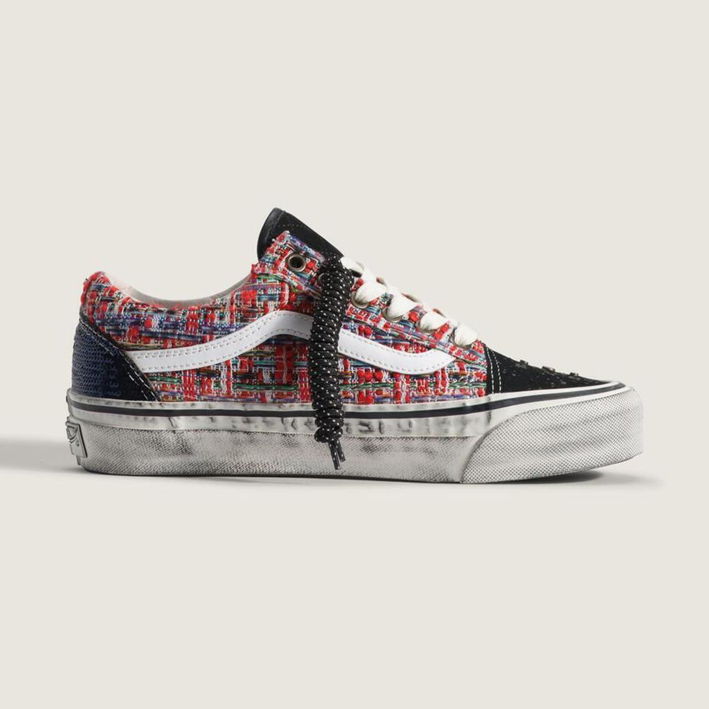 Vans Premium Old Skool Rouge Noir [VN000D9VBOS] [Expédié de Corée] 100% Authentique