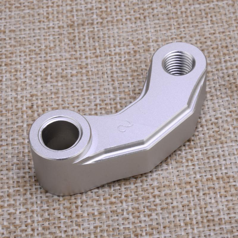 Pair Motorcycle Side Rearview Mirror Mount Riser Extender Adapter Connector