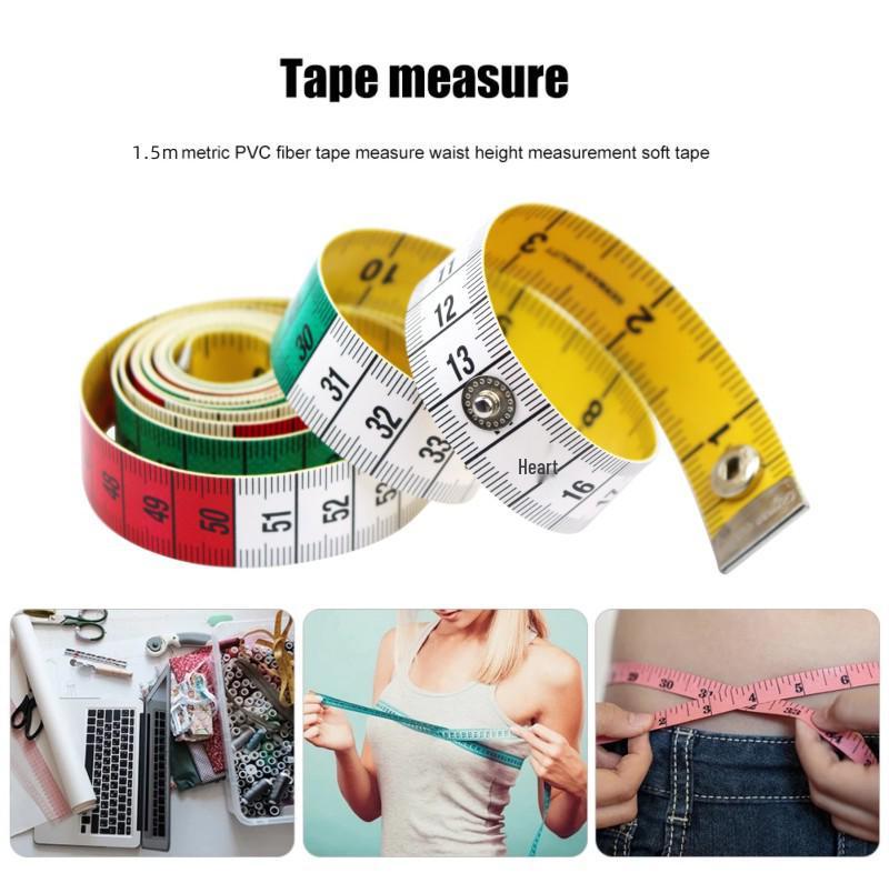 PVC Fiberglass Soft Tape Measure - 1.5m, 2m, 3m Tailor's Measuring Tape
