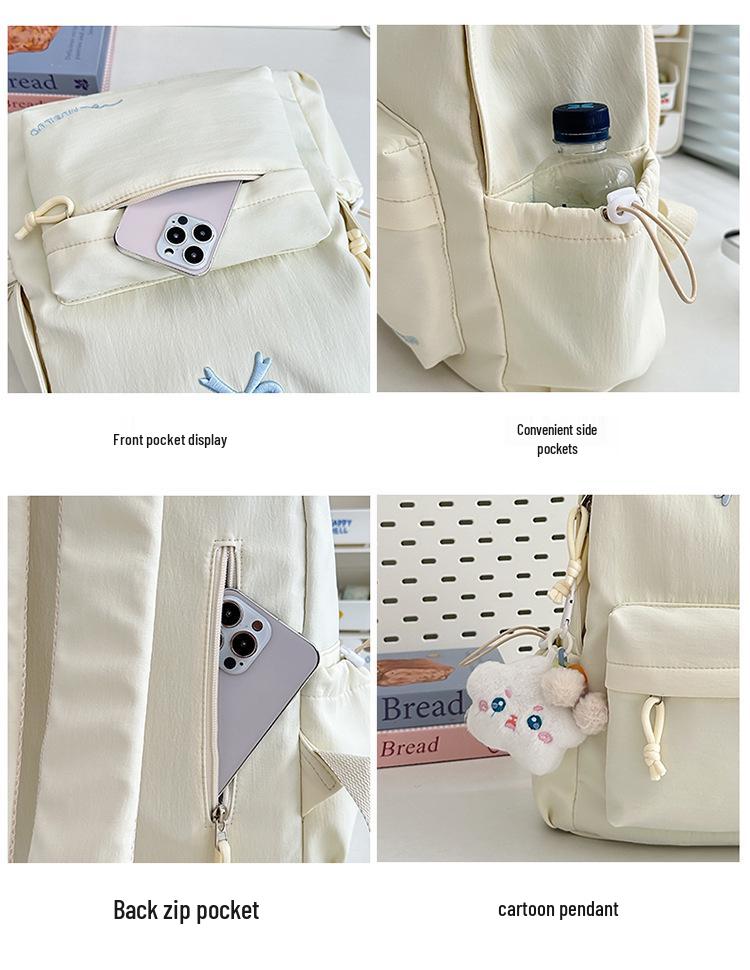 Versatile Minimalist Large-Capacity College & High School Durable Backpack