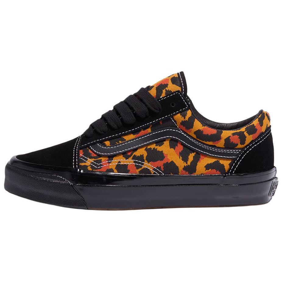 Vans Old Skool Soft Comfortable Low Top Skate Shoes Unisex Sneakers Black Orange VN000D56BKA1
