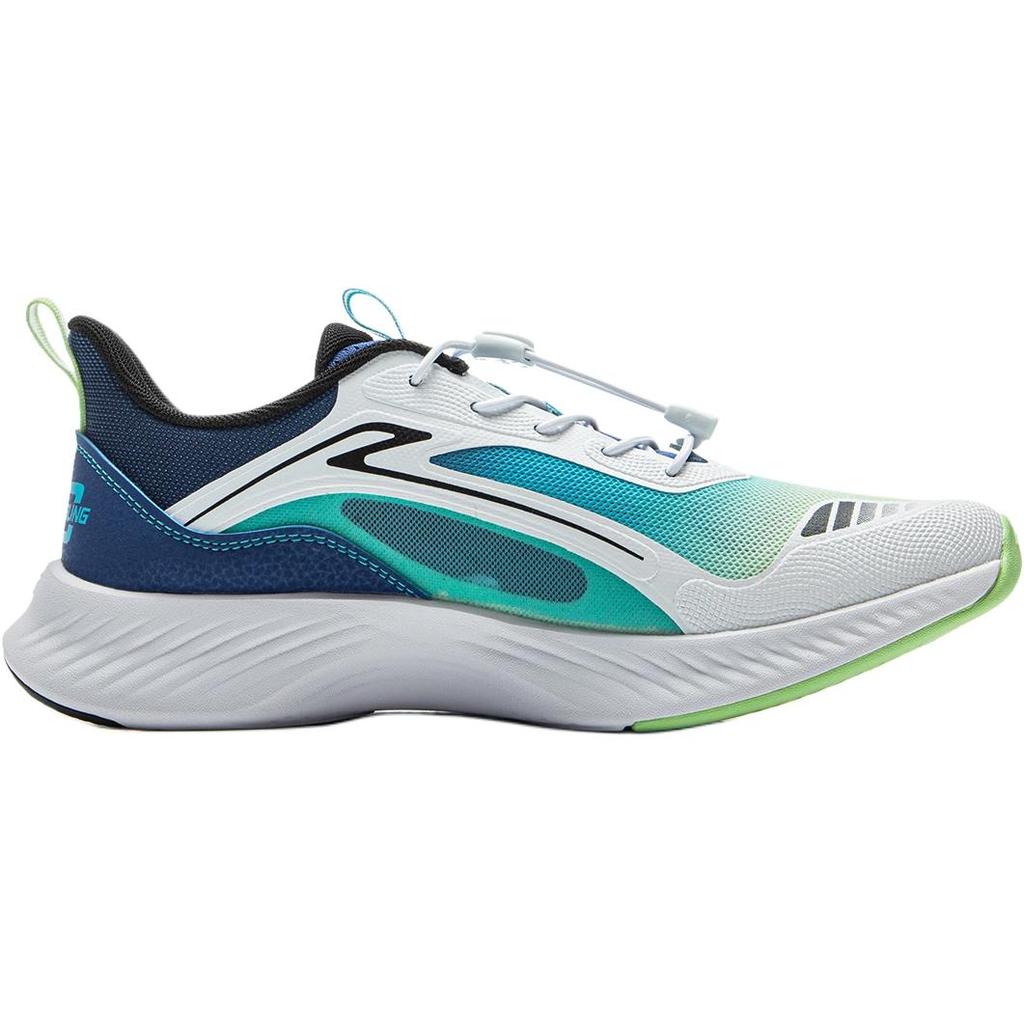 Li Ning Kids Sports Lifestyle Series Comfortable Shock Absorption Breathable Low-Top Casual Shoes Men Sneaker White Blue YKCV050-5