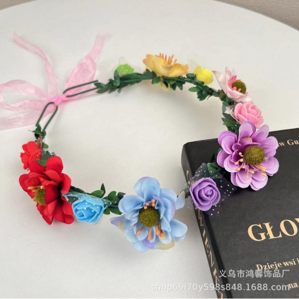 Headband Headdress Seaside Travel Headband Hair Accessories Bride Children Performance Headband