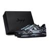 Air Force 1 Slip Resistant Low Top Skateboard Shoes Unisex Black Silver Blue CW2288-001(Team80-S-BOX)