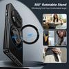 Matte Solid Color Phone Case for Honor Magic V3 v3 Hard Shell Protection Shockproof Film Protector with Holder Cover