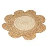 1PC Woven Heat-Resistant Flower-Shaped Eco-Friendly Placemat Insulating Husk Multi-Purpose Natural Home-Use Corn Durable