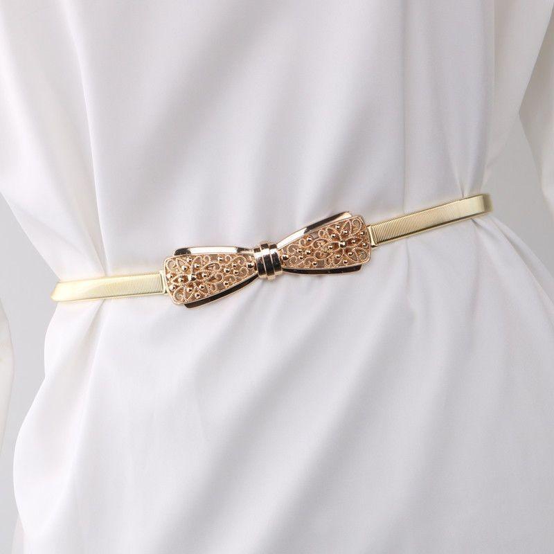 Elegant Metal Spring Waist Chain With Sparkling Fox Pendant For Women Fashion Accessories