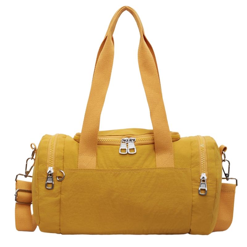 Waterproof Travel Bag Women's Shoulder Bag Solid Color Large Capacity Crossbody Bag