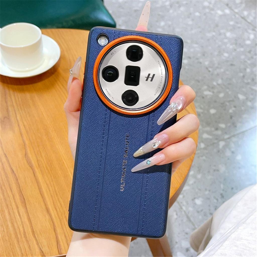 Case For OPPO Find X7 Ultra X7 Lychee Fabric Texture Matte Hard Shell Luxury Full Body Protective Phone Cover Case