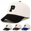 Classic Letter Embroidered Baseball Cap With Sun Protection For Summer Casual Wear