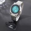 Fashion Mens Minimalist Watches Colorful Dial Outdoor Business High-End Stainless Steel Calendar Sports Quartz Wristwatch