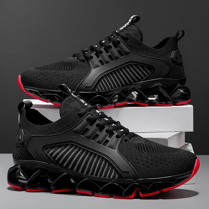 Year Blade Large Size Men's Casual Sneakers Sports Walking Shoes Comfortable Lace-Up Sneakers All Seasons