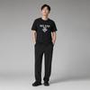 FILA Milano Series Comfortable Casual Knitted Short Sleeve T-Shirt Men Tops Black F11M515102FBK