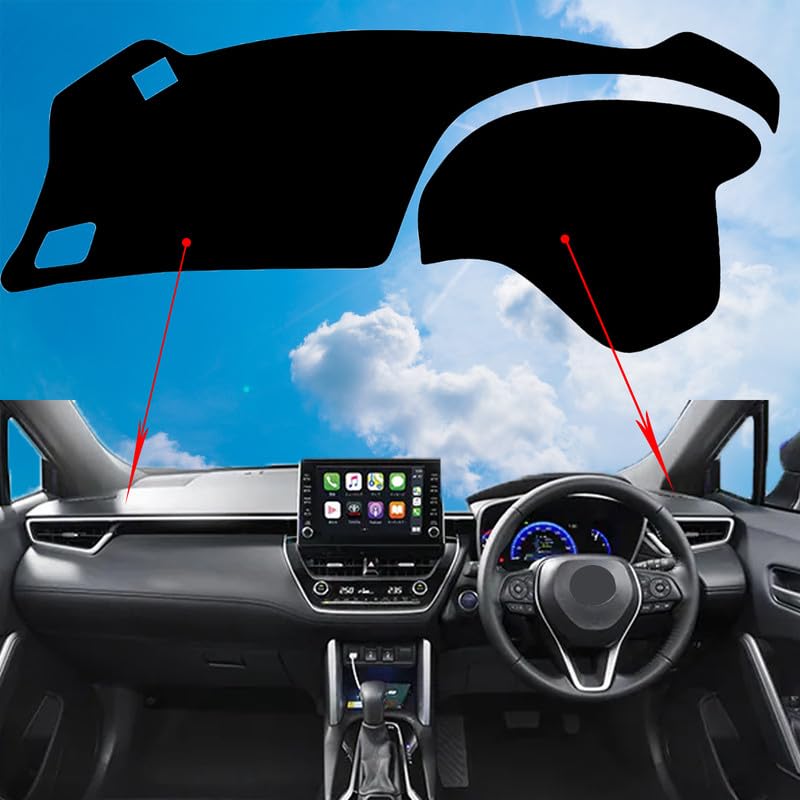 

Совместим с ковриком на приборную панель Honda S660, чехлом на приборную панель салона Honda S660, защитным ковриком от света для приборной панели S660, дизайн, фланелевый материал, водонепроницаемый