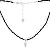 Silver Necklace with Natural Spinel (2101253)