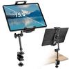 In Dosvsi Inch Mobile Monitor Stand with Metal Base and Arm for Desk Tablet Stand Tabletop Monitor Stand Stable 360 Degree Rotation Easy Installation