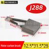 Forklift High-Altitude Lifting Motor Carbon Brush Copper Graphite J288 J260 12.5x32x28MM