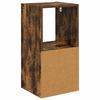 Nightstand Smoked Oak 35 x 32 x 68.5 cm Engineered Wood