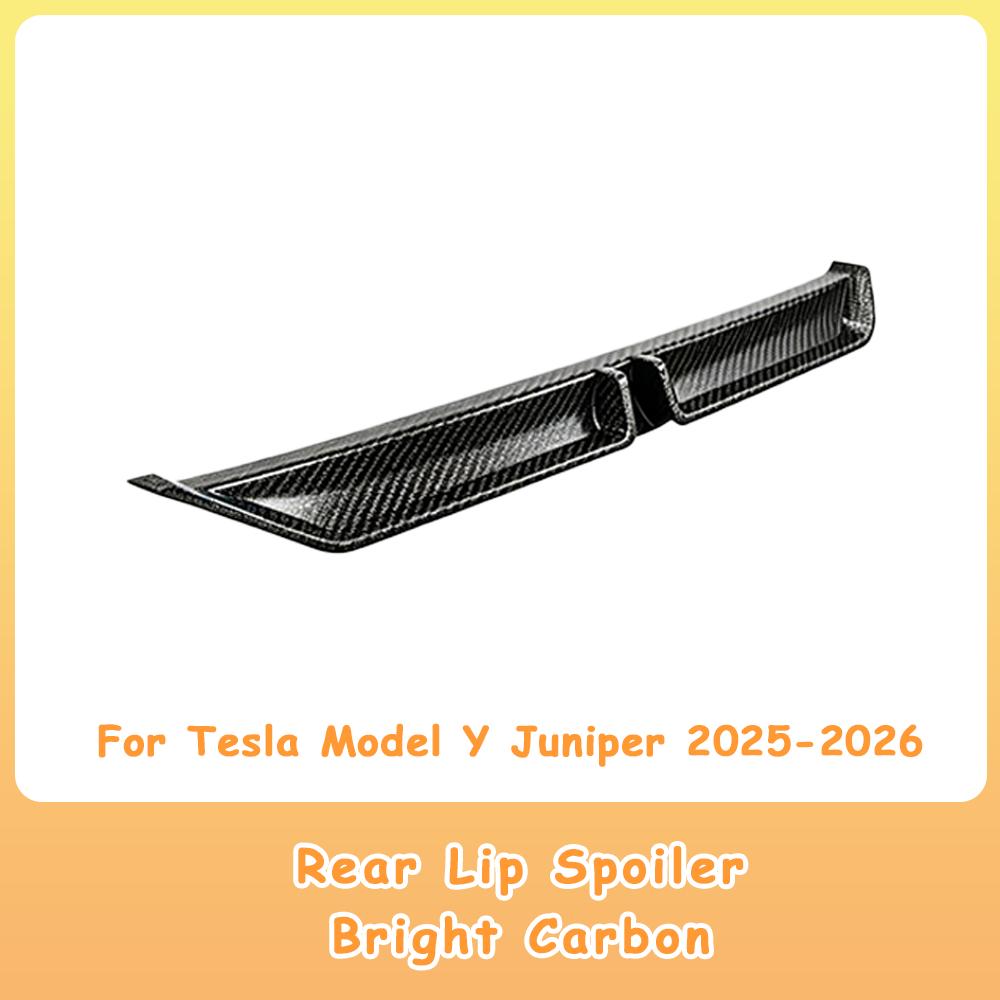 ABS Rear Lip Small Spoiler For Tesla Model Y Juniper 2025-2026 Split Rear Lip Spoiler/ Side Skirt Spoiler/ Car Accessories