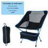 Detachable Portable Folding Moon Chair Outdoor Camping Chairs Beach Fishing Chair Ultralight Travel Hiking Picnic Seat Tools Soft and Comfortable