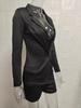 Women's Elegant Autumn/Winter Slim Two-Piece Suit: Short Pants & Top 2024