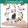 Siamese Cat Pvc Animal Figurine Realistic Static Collectible For Kids Gift Idea