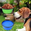 350/1000ML Large Collapsible Dog Cat Folding Silicone Bowl Portable Puppy Food Container Outdoor Feeder Dish Bowl Dog Accessorie