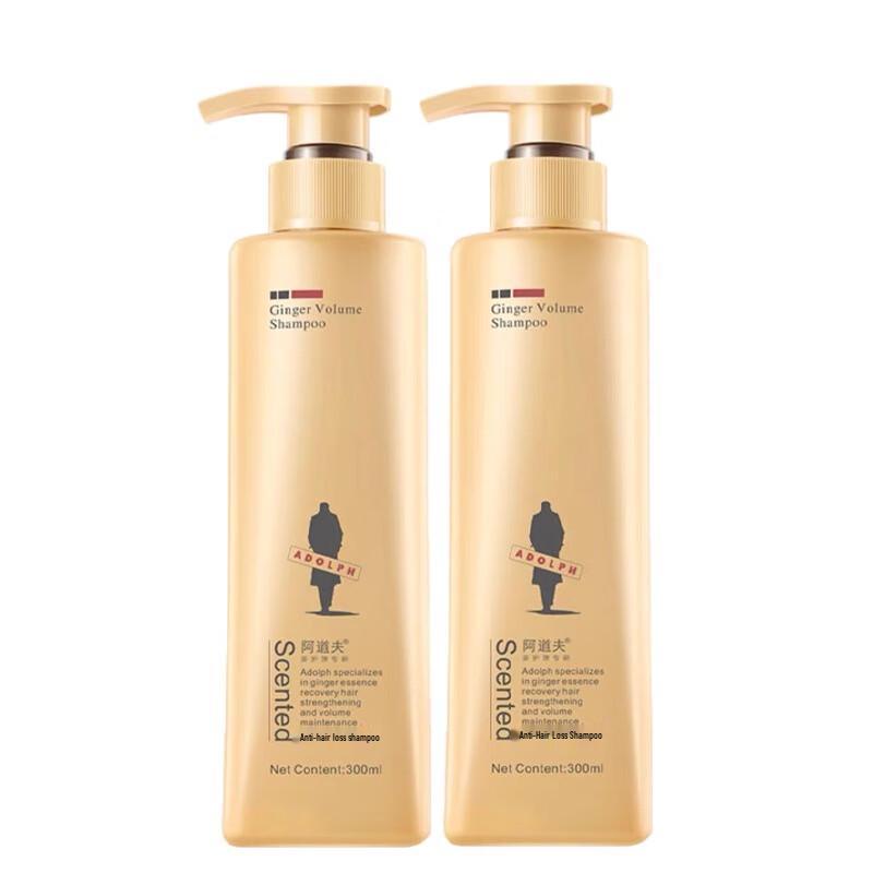 Adolph Ginger Anti-Hair Loss & Strengthening Shampoo Twin Pack