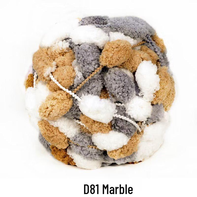 Chunky Wool Yarn for Knitting Blankets - Large Ball for Cushions, Carpets, and DIY Projects.