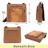 Creare Kiki Damen Umhängetasche, Leicht, Crossbody, Hergestellt in Japan, Kimono-Stil, Kaki-Tannin gefärbt, Körper-Umhängetasche mit mehreren