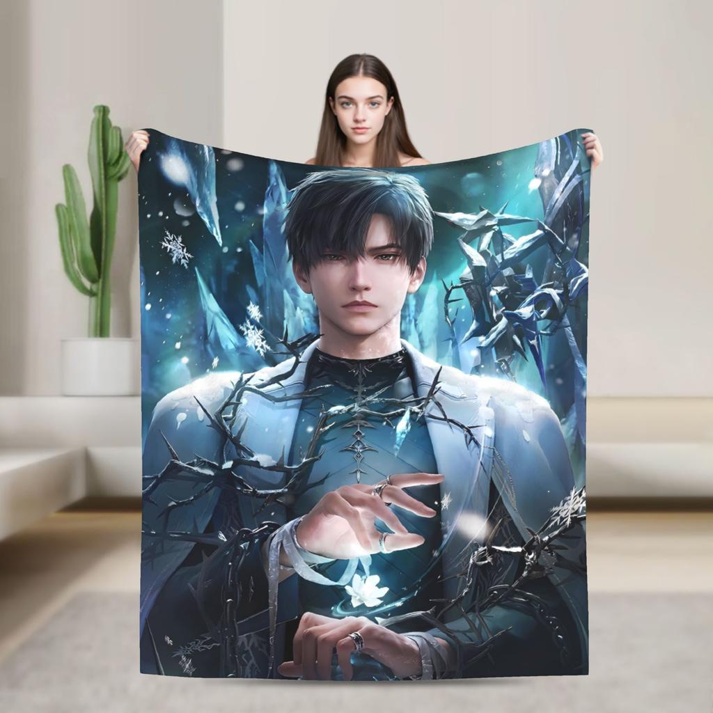 Game Love and Deepspace Sylus Flannel Blankets  Warm Throw Blanket for Living Room Travel Street Trend Bedspread Sofa Bed Cover