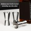 Twin Head Unchanging Steel Measuring Cup For Cocktails Baking 15ml 20ml 30ml 40ml Stable serving collection Equipment