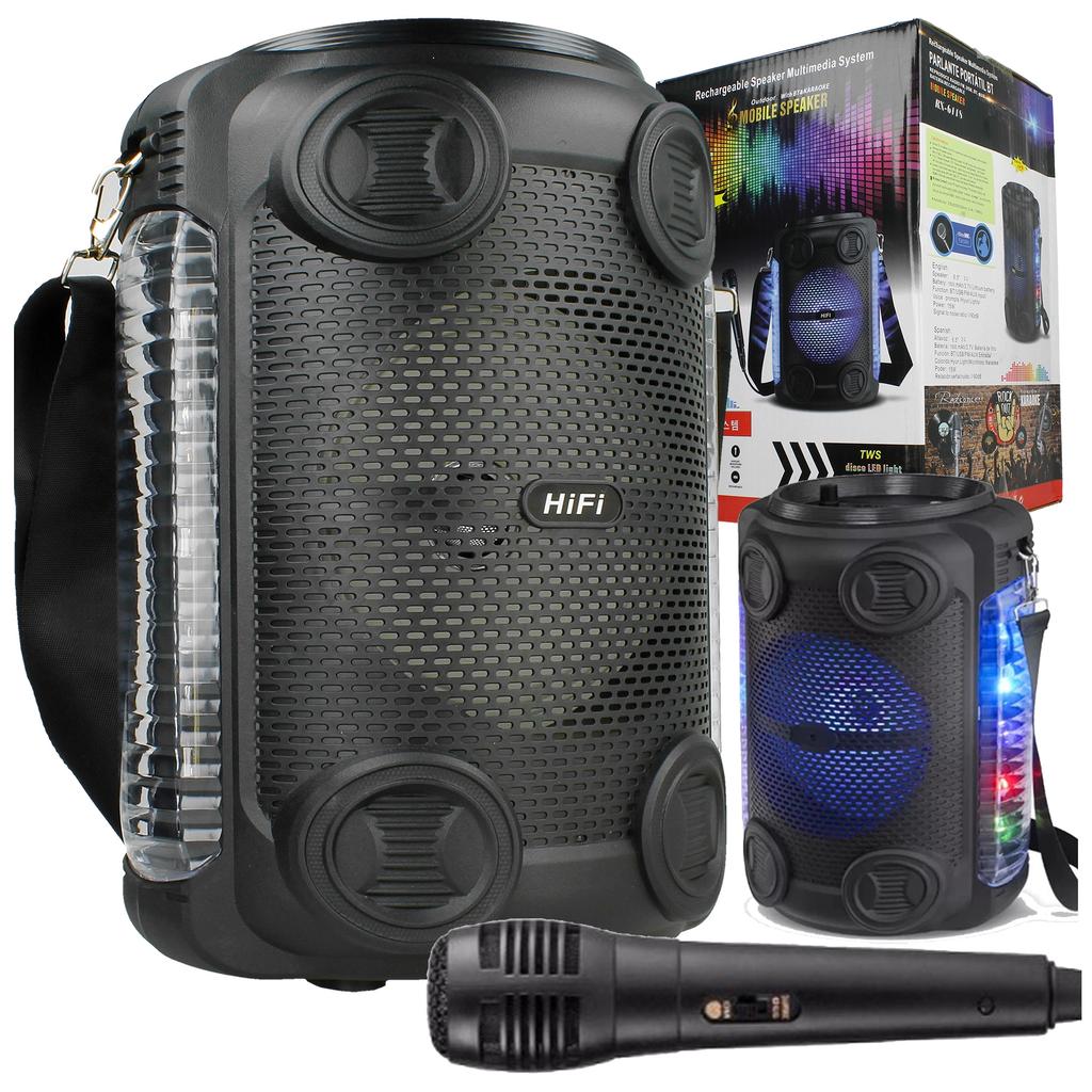 [PACZC] Wireless Portable Bluetooth Karaoke Speaker with Microphone N51