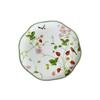 Wild Strawberry Bone China Tableware Set: Ceramic Bowls, Plates, Coffee Cups, and Tea Accessories.