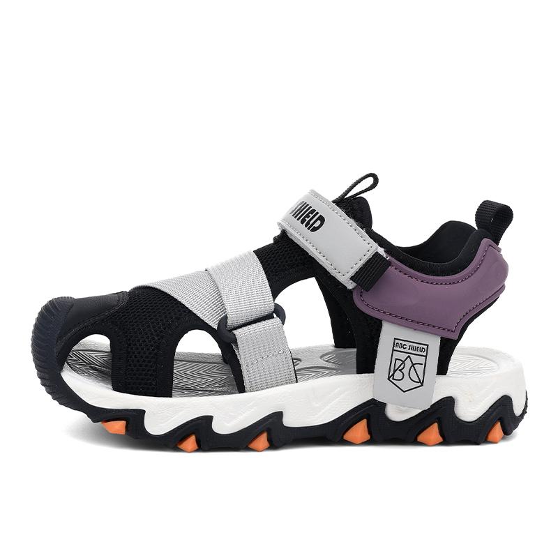 28-39 Summer Kids Closed Toe Collision Prevention Girls Sandals Sports Shoes Boys Sandals Flip-Flops