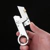 Stainless Steel Folding Cutter Stress Relief Fidget Toy Heavy Duty