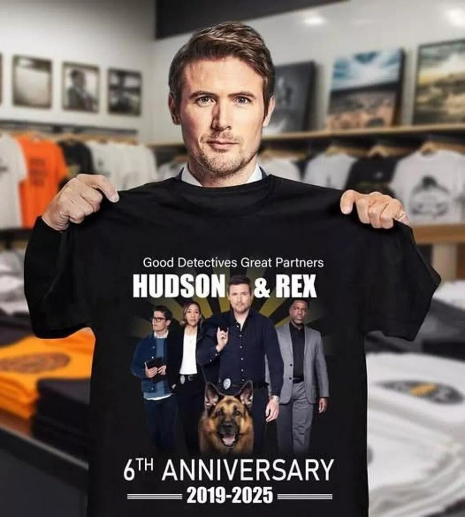 Buoni Detective Grandi Partner Hudson E Rex Sesta Anniversario 2019 2025 Maglietta