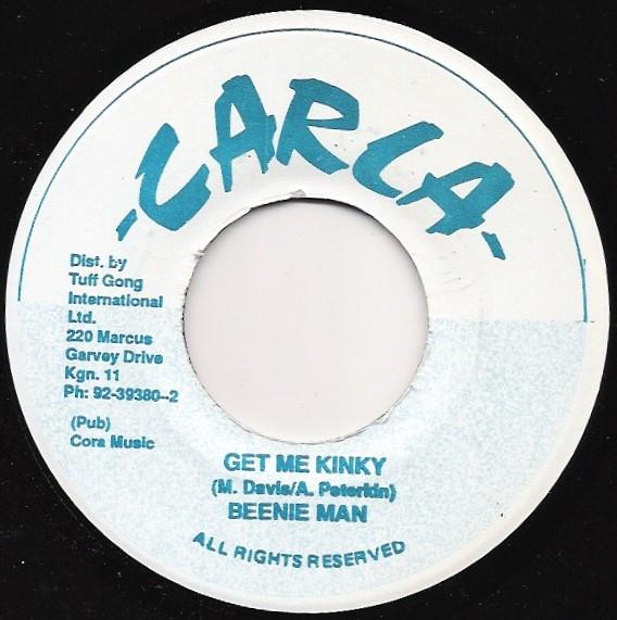 7inch Record BEENIE MAN - Get Me Kinky NONE Carla Jamaica Reggae, Ska & Dub Used