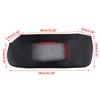 2pcs Sun Visor Cover Black Left Right Mouldings Trim