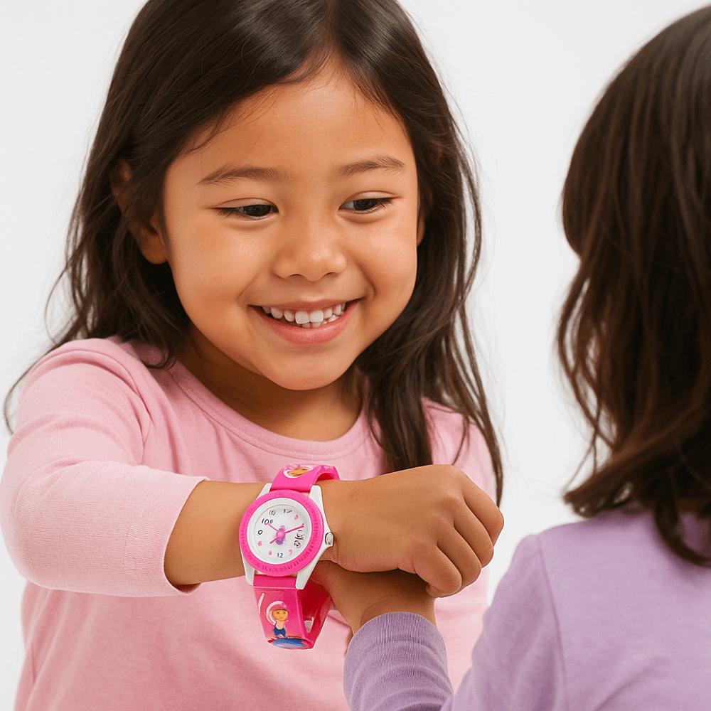 Ballet Girl Design Children's Watch Adjustable Girl's Wristwatch New Quartz Watch  Girls