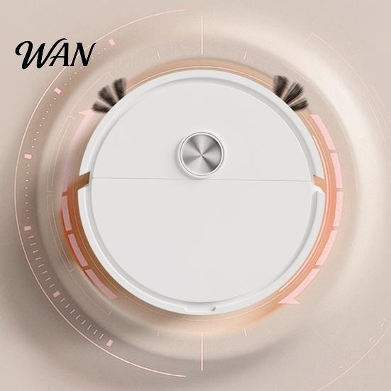 Smart Home Vacuum Sweeping Robot One-Button Start Low-Noise Silent Operation Sweeper Quiet Robotic Mini Slim Body Deep Cleaning for Household