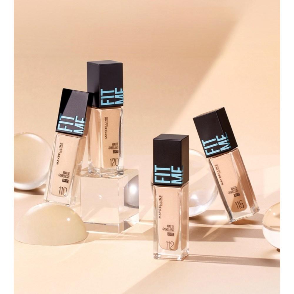 Maybelline Fit Me Mat Poreless SPF 22, No. 118 Light Beige, 1 Piece