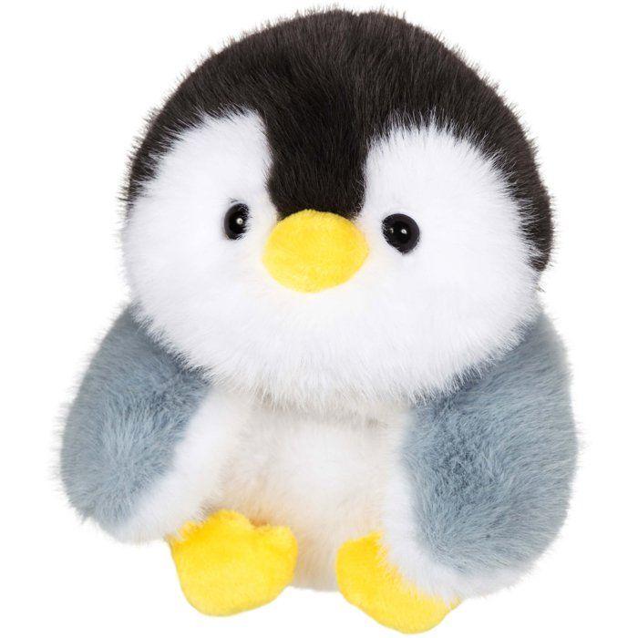 Peluche Floppy Choopy Pingouin - GIPSY TOYS - 22 cm - Noir / Blanc / Gris