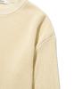 KNITTED Soft Cotton Drop Shoulder Waffle Knit Oatmeal