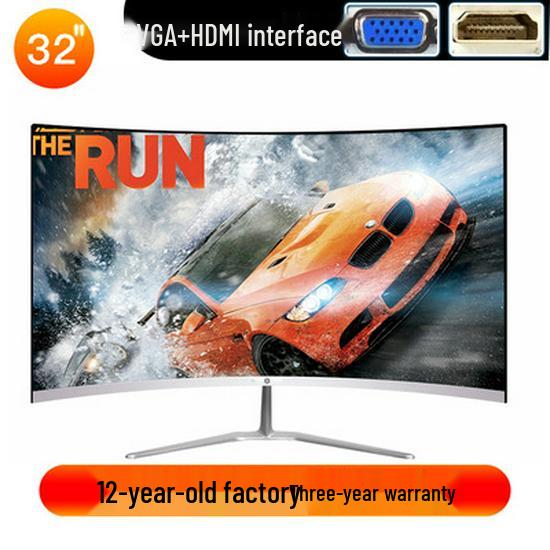 SF 32-inch 4K Curved Monitor & 27-inch 2K 165Hz Gaming LCD Monitor