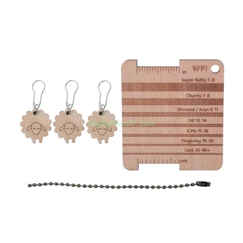 24TE Knitting Needle Gauge Knitting Yarn Gauge Knitting Accessories