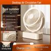 High-Power Rechargeable USB Desktop Fan for Dorms and Offices